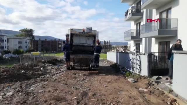 BODRUM'DA SAĞANAK ETKİLİ OLDU DERELER TAŞTI, EV VE İŞ YERLERİNİ SU BASTI