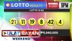 P5.9-M Jackpot prize sa LOTTO, napanalunan ng taga-Pangasinan