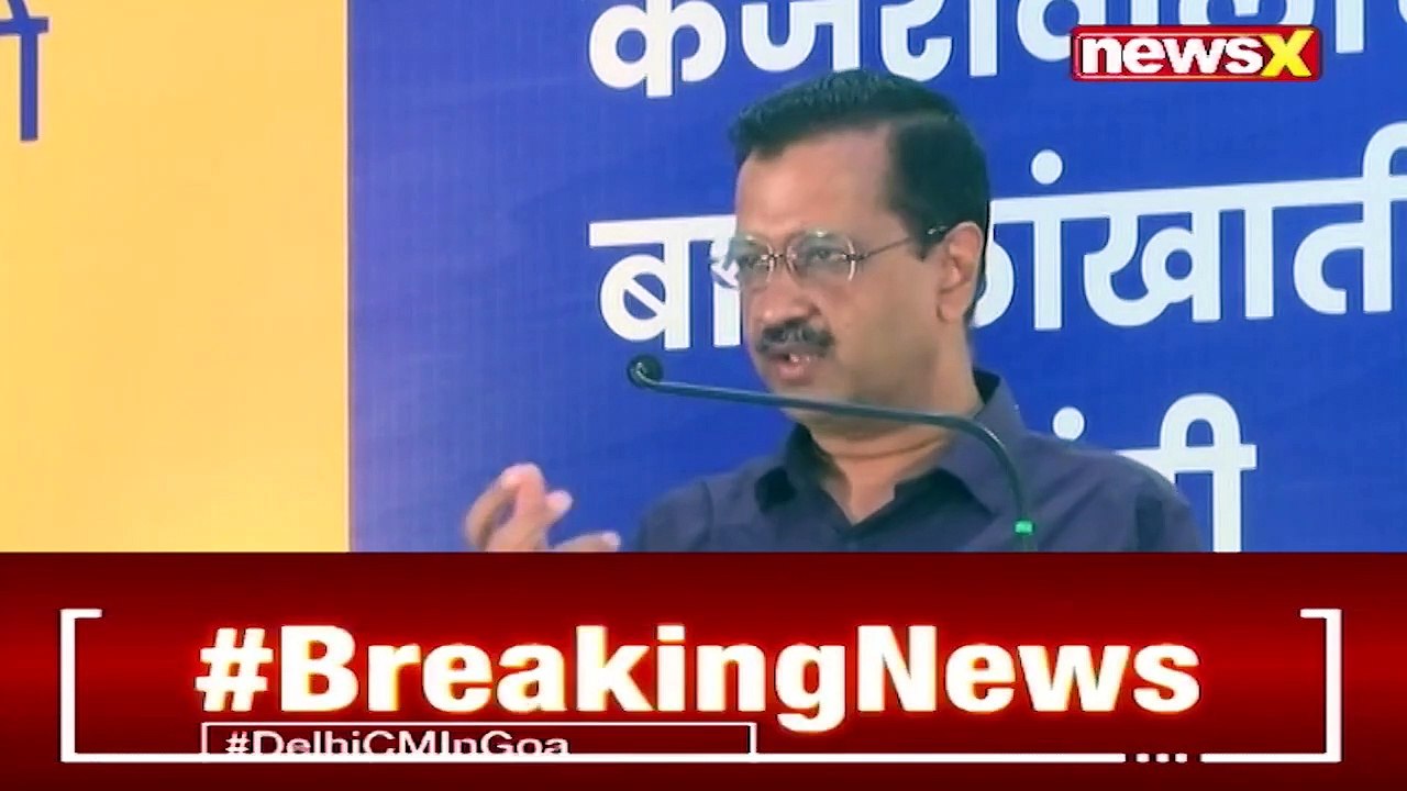 'Will Work Towards Women Empowerment' CM Kejriwal's Mega Poll Blitz In Goa NewsX(1)