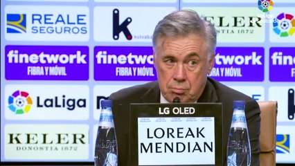 16e j. - Ancelotti : “ Benzema a eu un peu mal en début de match et ne voulait pas aggraver une éventuelle blessure"