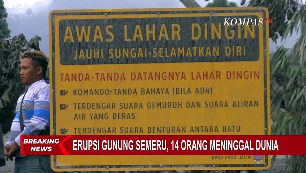 Kondisi Terkini Wilayah Terdampak Erupsi Gunung Semeru: Suasan Kelabu, Semua Abu-abu Tertutup Abu