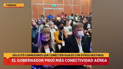 El Gobernador pidió más conectividad aérea