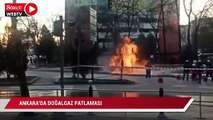 Sincan merkezde doğalgaz patlaması