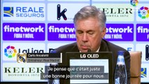 Ancelotti : “ Benzema a eu un peu mal en début de match et ne voulait pas aggraver une éventuelle blessure