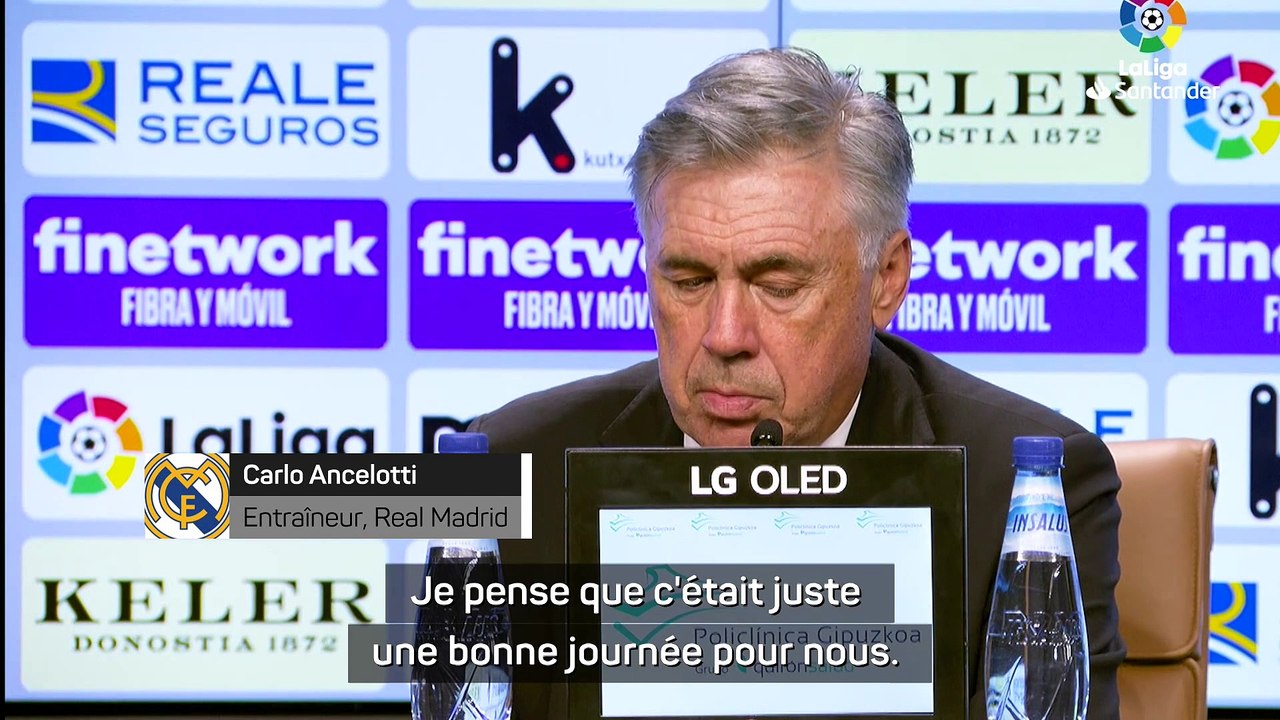 Ancelotti : “ Benzema a eu un peu mal en début de match et ne voulait pas aggraver une éventuelle blessure"