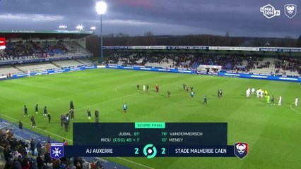 J17 Ligue 2 BKT : Le résumé vidéo de AJ Auxerre 2-2 SMCaen