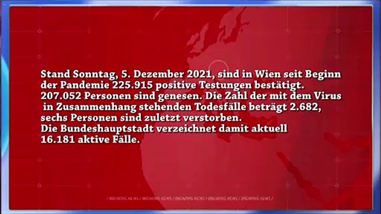 Corona News Wien Stand 5. 12. 2021