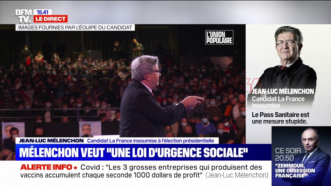 Jean-Luc Mélenchon: "nous avons besoin de femmes et d'hommes ouvriers hautement qualifiés" pour "prendre des mesures afin de faire face à la crise climatique"
