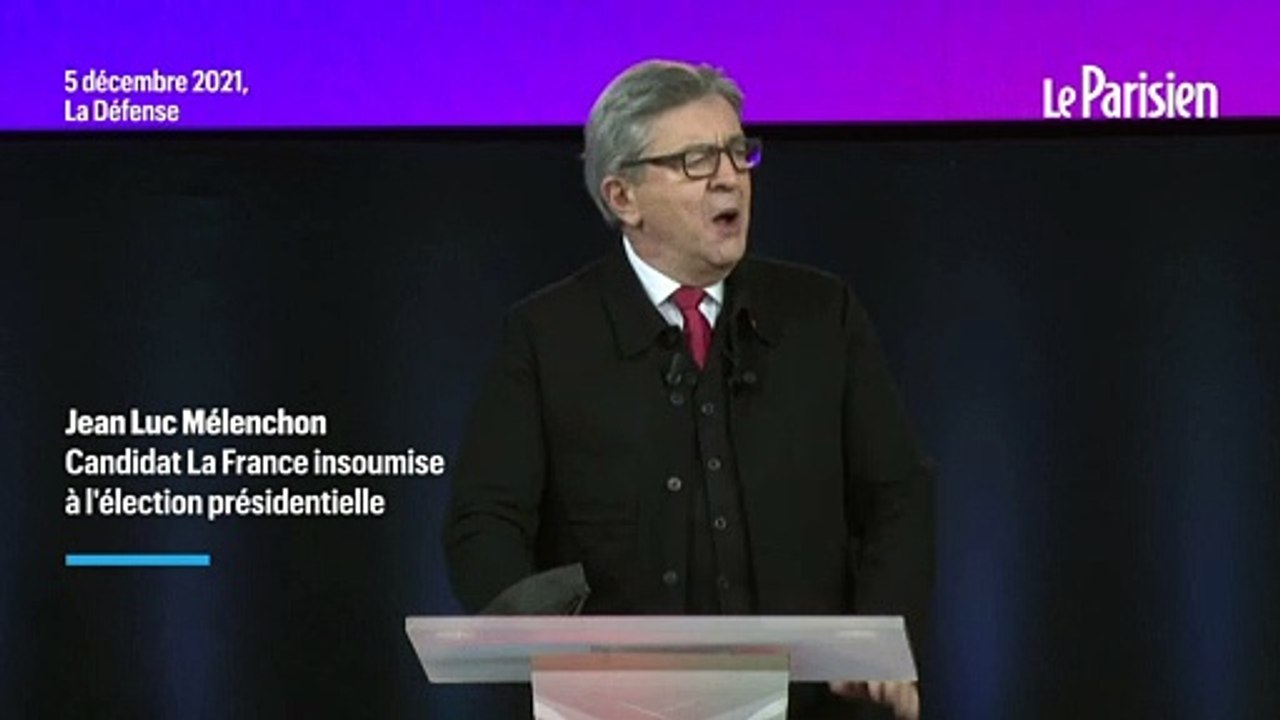 Présidentielle: "Non la France ce n'est pas l'extrême droite" défend Mélenchon en meeting