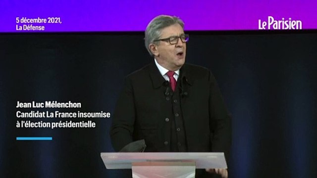 Présidentielle: Non la France ce n'est pas l'extrême droite défend Mélenchon en meeting