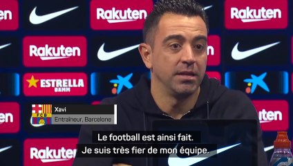 16e j. - Xavi frustré par la défaite : "Nous avons perdu à cause d'une erreur de notre part"