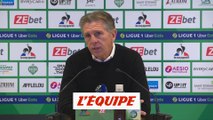 Puel : «On s'est liquéfié» - Foot - L1 - Saint-Etienne