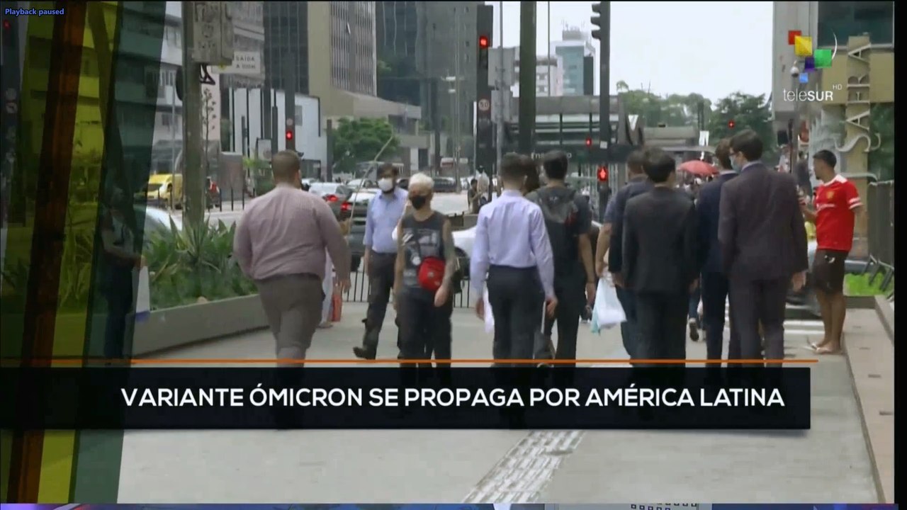 teleSUR Noticias 11:30 5-12: Variante Ómicron se propaga por América Latina