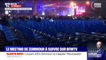 Meeting d'Éric Zemmour: certains rangs du parc des expositions de Villepinte restent vides