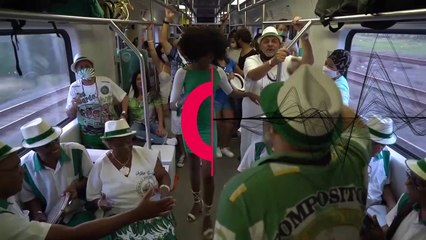 All aboard the 'Samba Train' for the first time since COVID