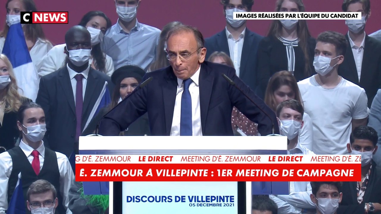 Éric Zemmour : «L'enjeu est immense. Si je gagne cette élection, ça ne sera pas une alternance de plus, mais le début de la reconquête du plus beau pays du monde»