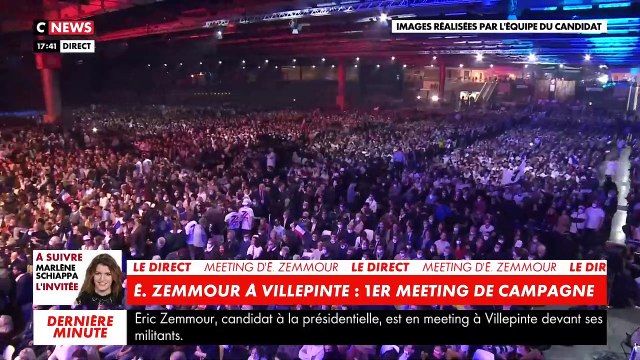 Meeting d'Eric Zemmour: La meute est désormais lancée à ma trousse. Mes adversaires veulent ma mort politique, les journalistes veulent ma mort sociale, et les djihadistes veulent ma mort tout court