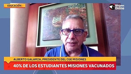 40% de los estudiantes misiones vacunados