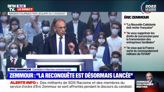 Éric Zemmour: L'immigration zéro deviendra un objectif clair de notre politique