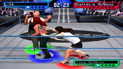WWF SmackDown! 2 Lita vs Stephanie McMahon