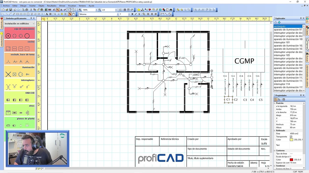 ProfiCAD 16 - Circuito C2