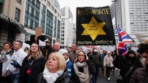 مظاهرات في بروكسل رفضا لإجراءات حكومية للحد من انتشار كورونا