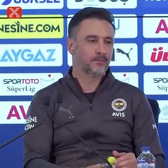 Vitor Pereira: "Kafalarda soru işareti olmadan..."