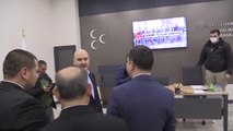 Son dakika haberi! BALIKESİR - İçişleri Bakanı Süleyman Soylu, MHP Balıkesir İl Başkanlığını ziyaret etti