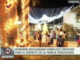 Gobierno Bolivariano embellece espacios para el disfrute de la familia venezolana en Caracas