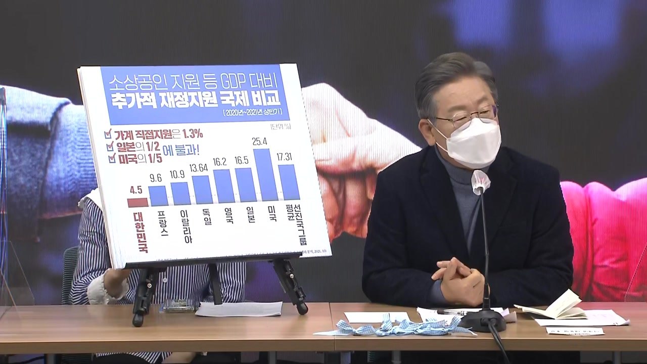 이재명, 소상공인과 함께 전 국민 선대위 회의 주재 / YTN
