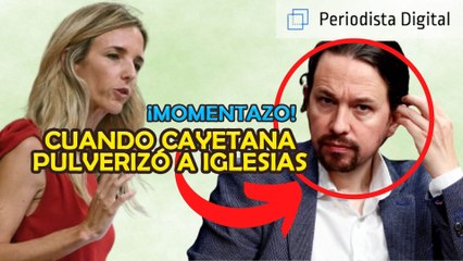 ¡Momentazo! Cuando Cayetana Álvarez de Toledo pulverizó a Pablo Iglesias en 5 minutos