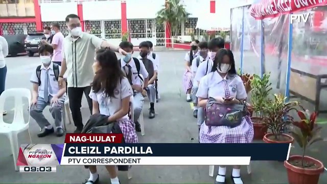 DepEd, tiniyak na masusing pinaghandaan ng kalahok na eskuwelahan ang face-to-face classes ngayong araw