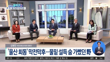 尹·李, ‘울산 회동’서 극적 타결…당 전체가 움직였다