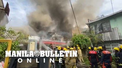 On going fire along G. Santos Brgy. Rivera, San Juan City