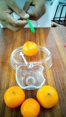 Awesome super trick orange fruit juice.amazing idea.