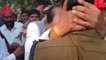 SP workers clash with Police in UP's Chandauli