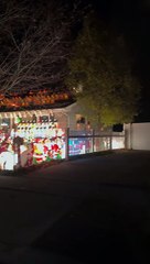 Christmas Display Uses Every Available Inch