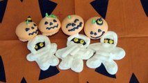 【かわいいメレンゲクッキー】ミイラ／ハロウィン【Meringue Cookies 】 Mummy for Halloween 머랭쿠키　馬林糖/蛋白脆餅