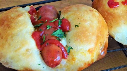 【やさしいレシピ】面倒な成形しない♪時短のソーセージパン／調理パン