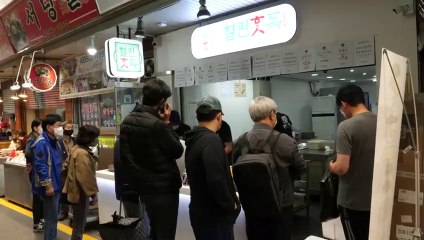 japanese style egg cheese roll pancake - korean street food-(480p)