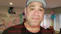 New Westminster BC, Metro Vancouver dad reviews the 3-Entertainers Package
