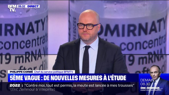 Covid-19: les nouvelles mesures à l'étude pour endiguer la 5e vague