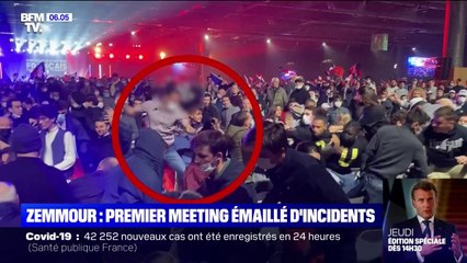 Le premier meeting d'Éric Zemmour émaillé d'incidents