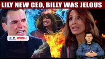 CBS Y&R Spoilers Shock Lily becomes CEO of Chancellor Industries, Billy is angry