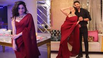 Ankita Lokhande Vicky Jain ने करवाया रोमांटिक फोटोशूट, रेड साड़ी में स्टाइलिश दिखीं एक्ट्रेस