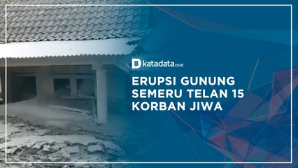 Erupsi Gunung Semeru Telan 15 Korban Jiwa | Katadata Indonesia