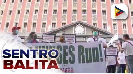 Ilang partylist groups na na-reject ang registration, nag-rally sa tapat ng tanggapan ng COMELEC; Ilang grupo, dudulog sa SC