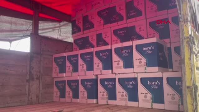 KAÇAK 10 MİLYON ADET MAKARON VE 5 TON TÜTÜN ELE GEÇİRİLDİ