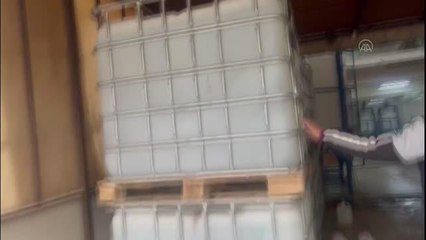 9 ton etil ve metil alkol ele geçirildi