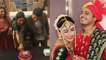 Aishwarya Sharma Neil Bhatt का Post Wedding Serial के Set पर Grand Welcome। Watch video । Boldsky
